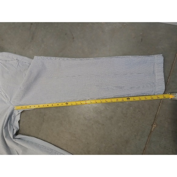 Brooks Brothers Clark Seersucker Pants Pinstripe BluWhite Preppy 36x34 Act 34x30 - Picture 7 of 10